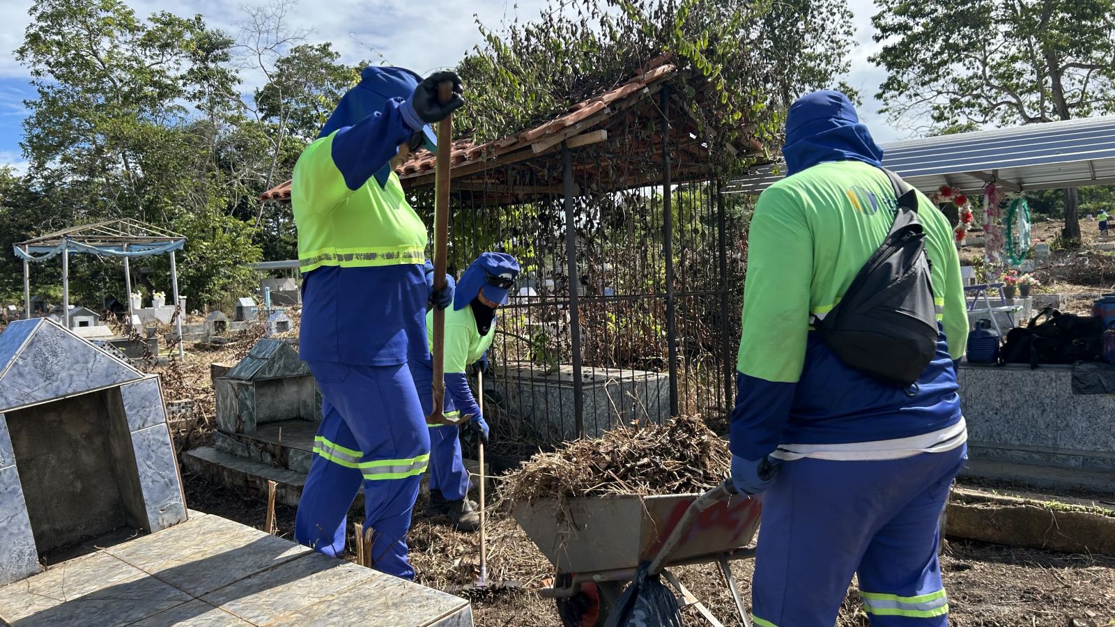 Ação foi antecipada para garantir que famílias encontrem os espaços limpos e organizados