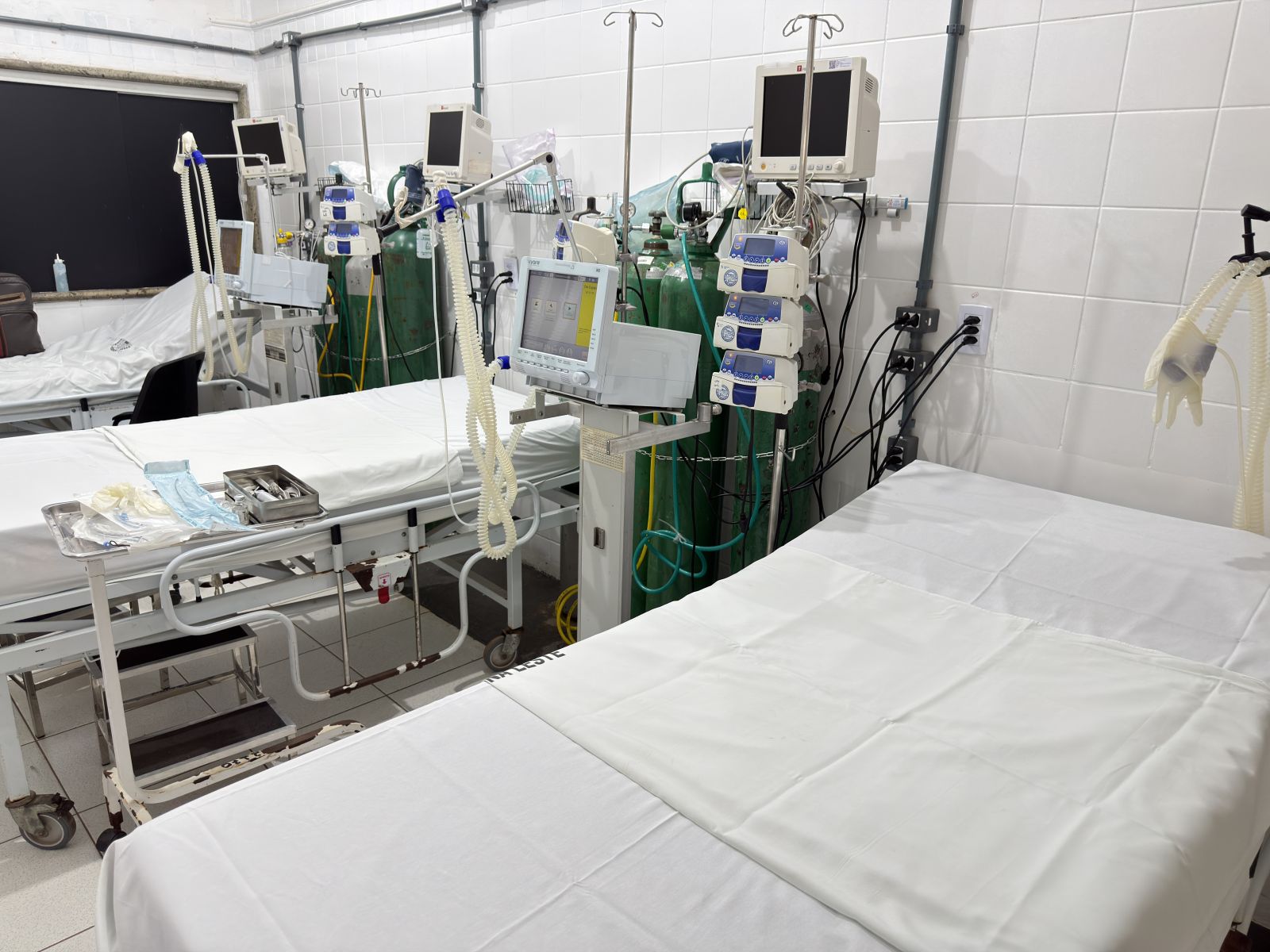 Sala é destinada exclusivamente a pacientes em estado considerado grave