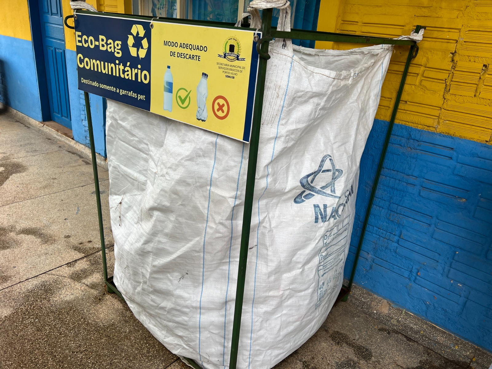 Ecobags estão disponíveis na sede da secretaria