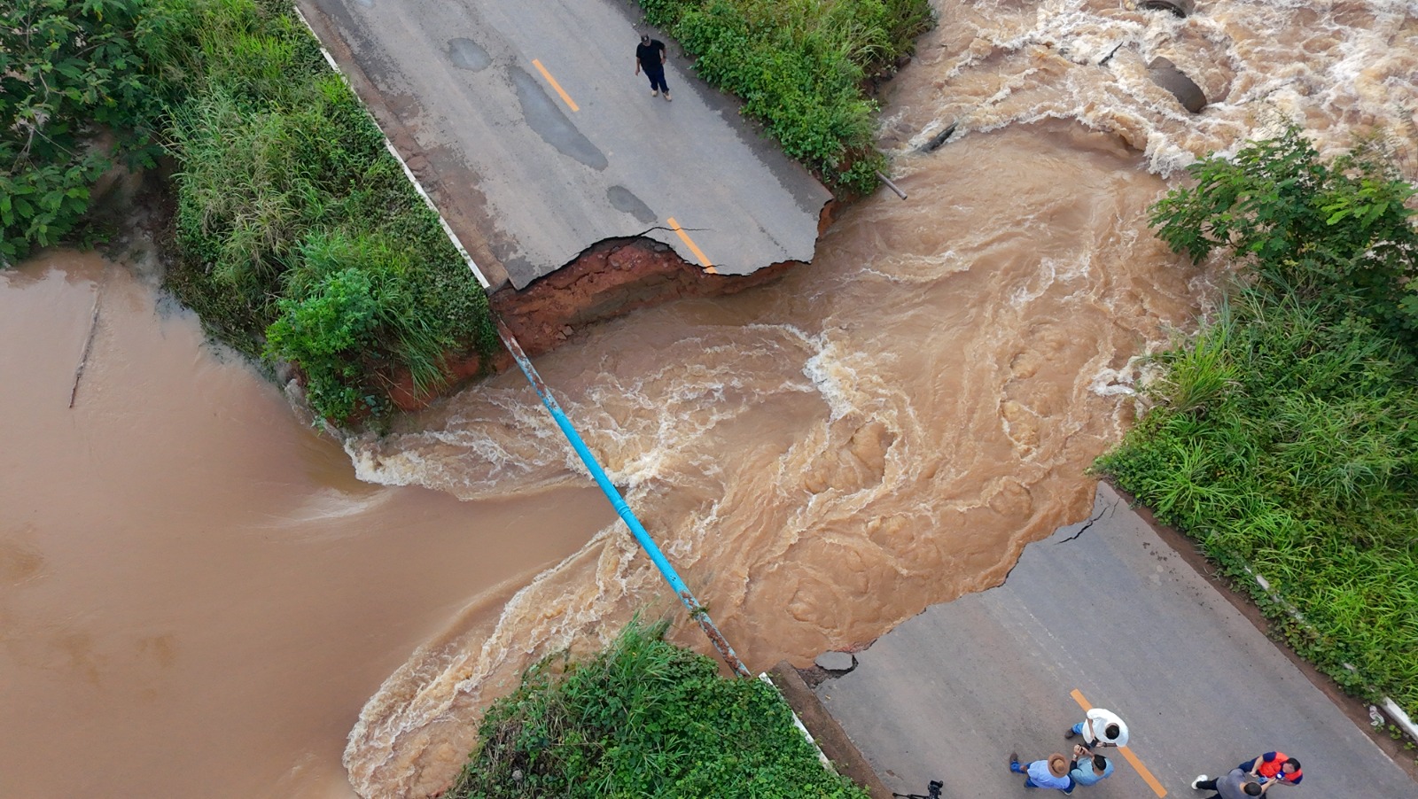 Dia 6 de fevereiro foi marcado pelo rompimento da Estrada de Santo Antônio